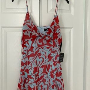 Long tiered flows dress